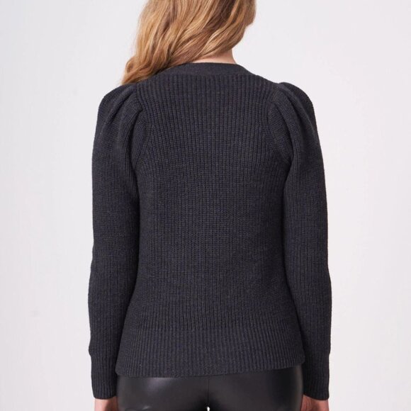 REPEAT CASHMERE Cropped Merino Wool Cardigan (NWT) - Picture 3 of 11